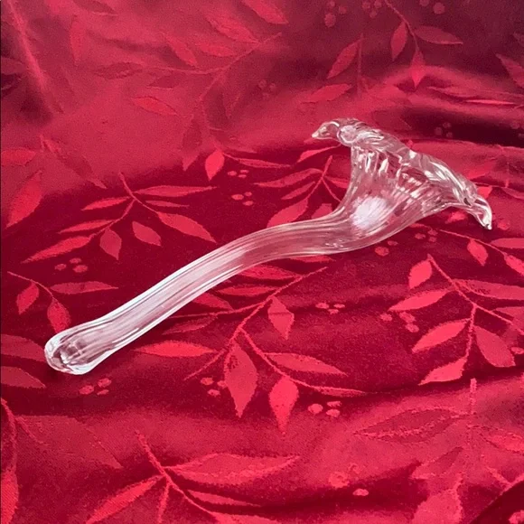 Vintage Art Glass Blown Glass Lilly-Shaped Sgl. Stem Epergne Bud Vase - Picture 4 of 8